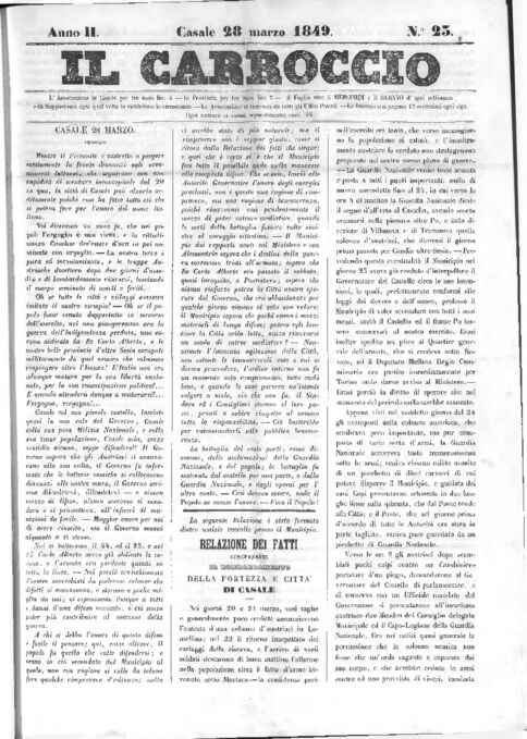 Il Carroccio - Edizione 23 del 28/03/1849